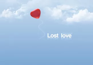 Обои о любви: Сердце в облаках