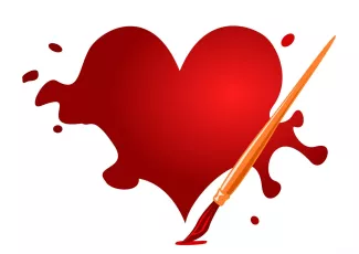 Обои о любви: Сердце обои