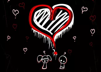 Обои о любви: Сердце обои