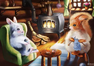 Чай с малиной