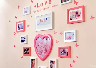 Сердце из фотографий