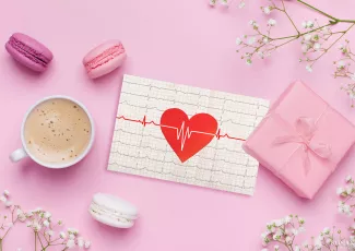 Кардиограмма сердца в подарок