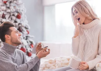 Предложение руки и сердца в Новый год