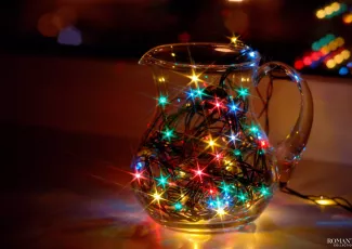 Гирлянда в банке