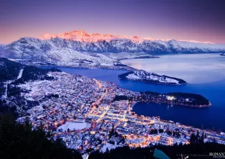 Прекрасные города зимой