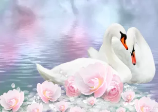 Сказка о двух лебедях