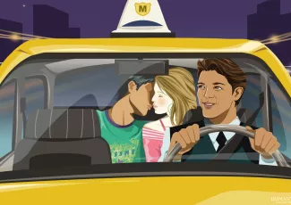 Случай в такси