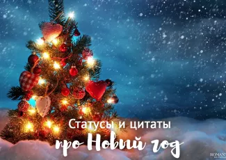 Статусы и фразы про Новый год