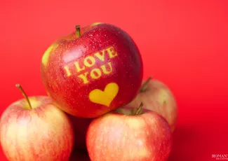 День святого Валентина: Яблоко «Я тебя люблю» – символ любви