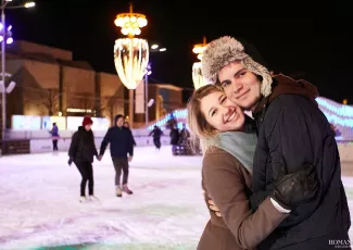 День святого Валентина: День святого Валентина на катке