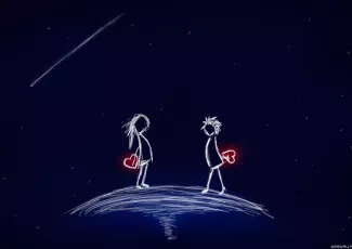 Обои о любви: На краю земли