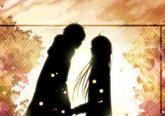 Обои о любви: Влюбленные анимэ