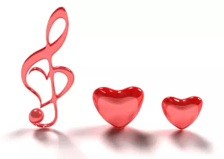 Обои о любви: Мелодия любви