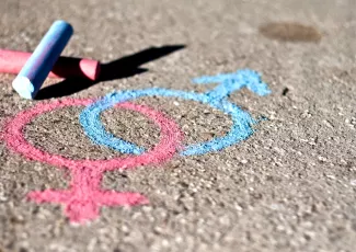 Обои о любви: Любовь мелками на асфальте