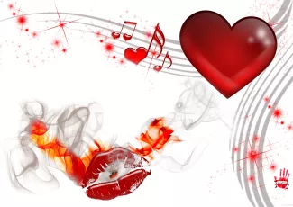 Обои о любви: Музыка любви