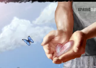 Обои о любви: Весенняя любовь