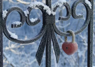 Обои о любви: Сердце замочек