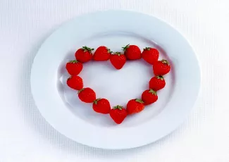 Обои о любви: Клубничка