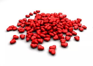 Обои о любви: Сердечки