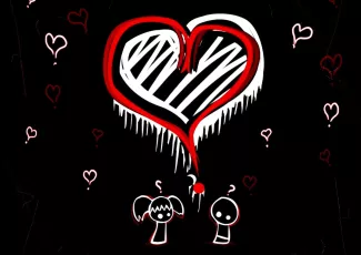 Обои о любви: Мальчик и девочка