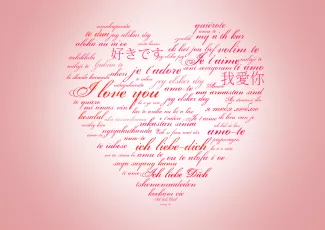 Обои о любви: Я тебя люблю на всех языках мира