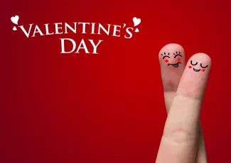 Обои о любви: Влюбленные пальчики: День святого Валентина