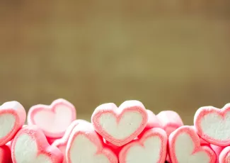 Обои о любви: Сладкие сердечки